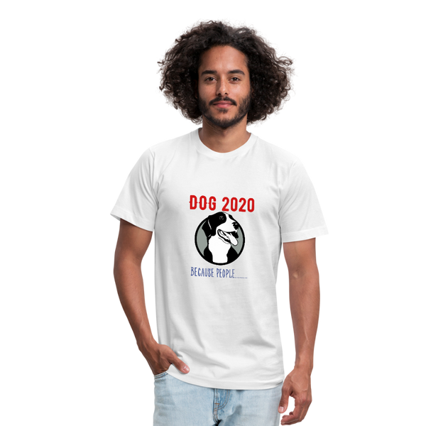 "CQ Original" DOG 2020  Unisex Jersey T-Shirt by Bella + Canvas - white