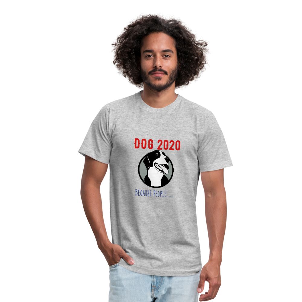 "CQ Original" DOG 2020  Unisex Jersey T-Shirt by Bella + Canvas - heather gray