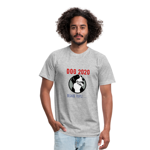 "CQ Original" DOG 2020  Unisex Jersey T-Shirt by Bella + Canvas - heather gray