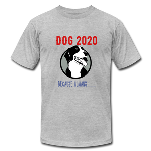 "CQ Original" DOG 2020 - Unisex Jersey T-Shirt by Bella + Canvas - heather gray