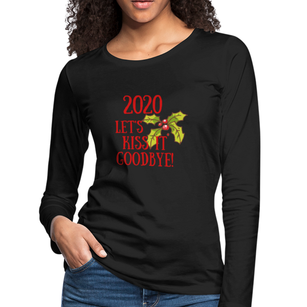 "CQ Original" 2020 Kiss It GoodBye - Women's Premium Long Sleeve T-Shirt - black