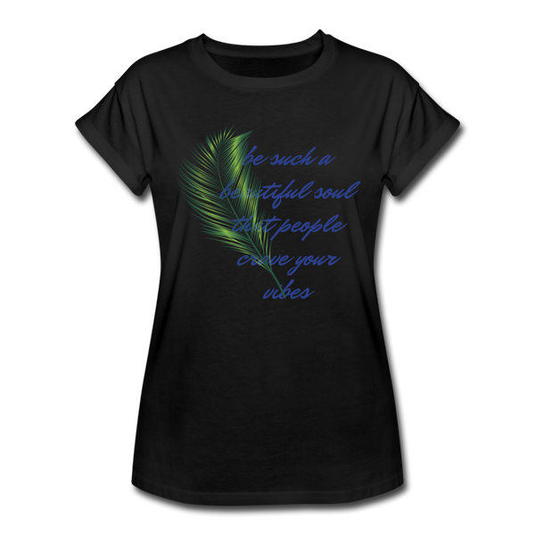 "CQ Original" - Crave Your Vibes - Women's Relaxed Fit T-Shirt - black