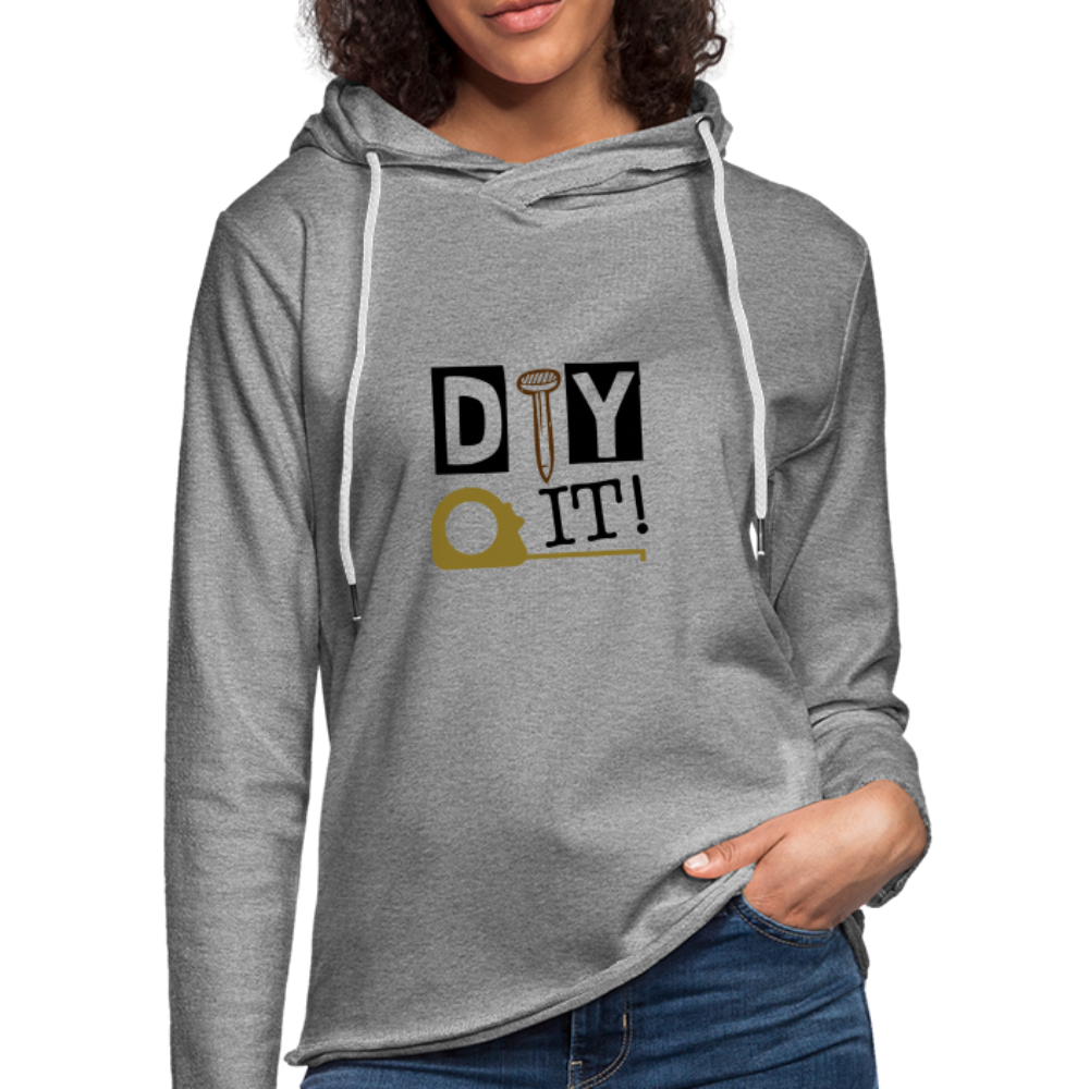 "CQ Original" DIY IT! Unisex Lightweight Terry Hoodie - heather gray