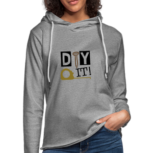 "CQ Original" DIY IT! Unisex Lightweight Terry Hoodie - heather gray