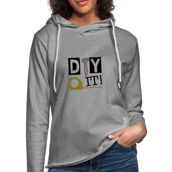 "CQ Original" DIY IT! Unisex Lightweight Terry Hoodie - heather gray