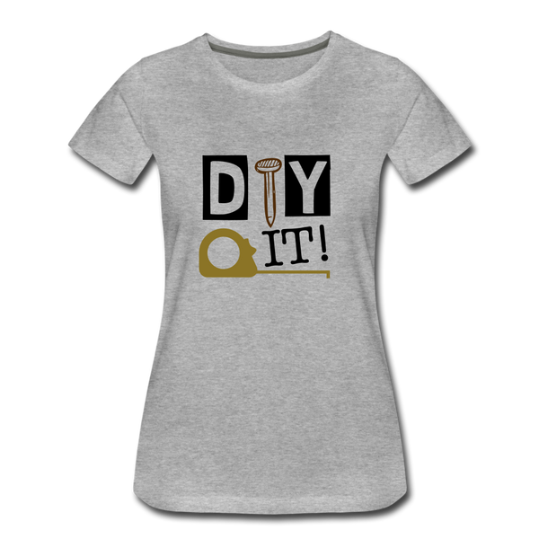 "CQ Original" DIY IT!   Women’s Premium T-Shirt - heather gray