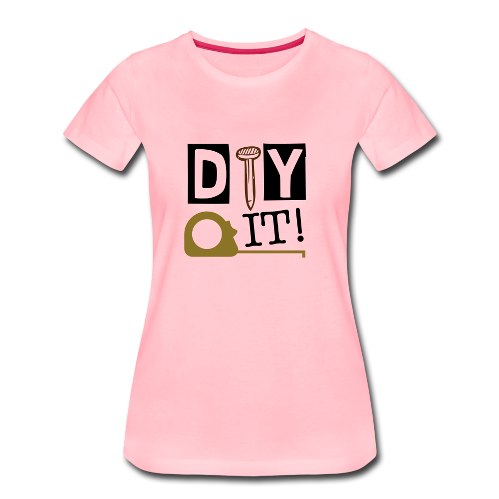 "CQ Original" DIY IT!   Women’s Premium T-Shirt - pink