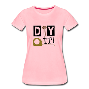 "CQ Original" DIY IT!   Women’s Premium T-Shirt - pink