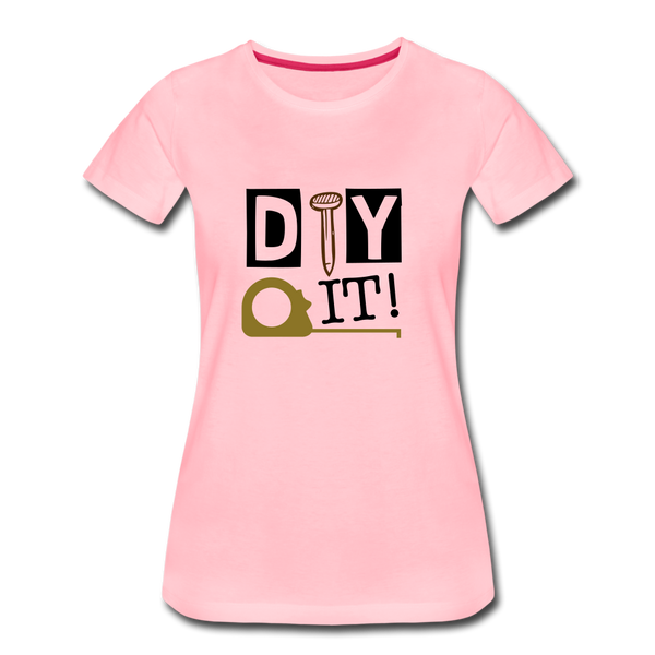 "CQ Original" DIY IT!   Women’s Premium T-Shirt - pink