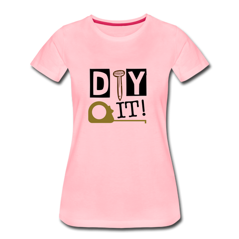 "CQ Original" DIY IT!   Women’s Premium T-Shirt - pink