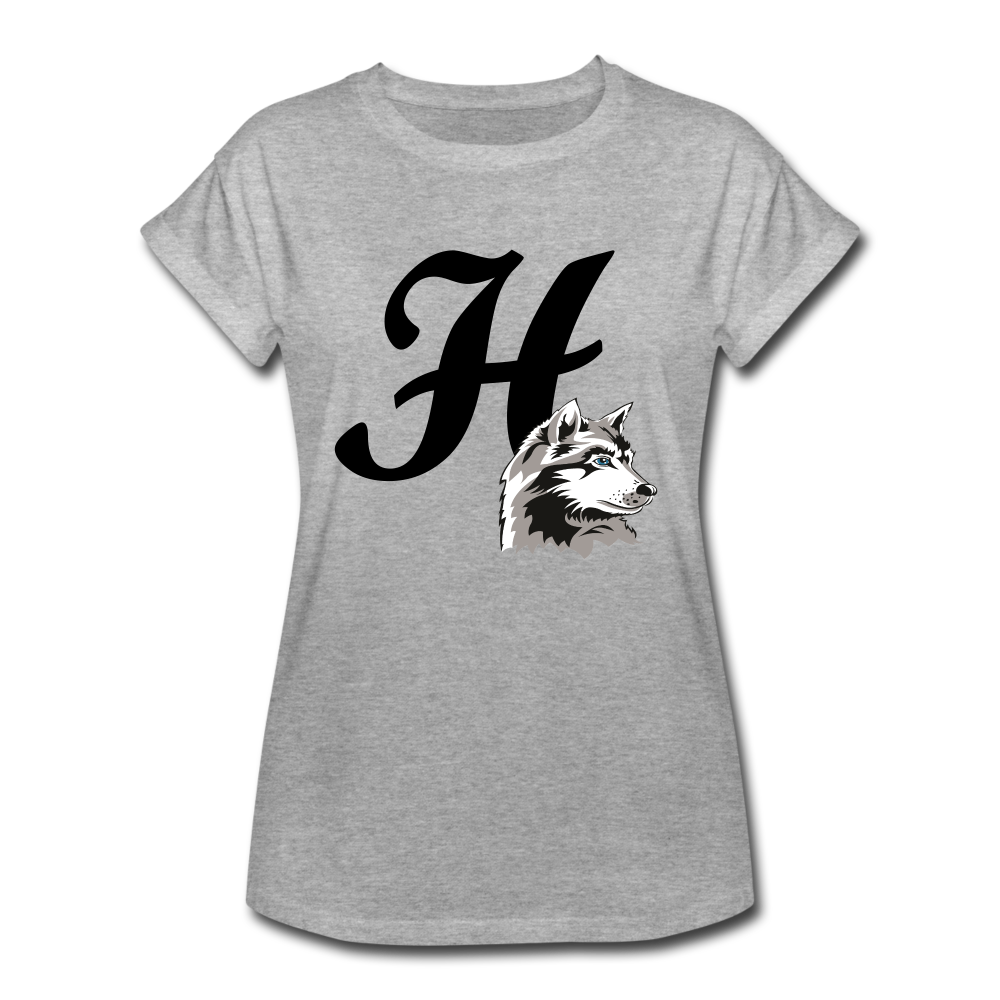 "CQ Original" H for Husky - Women's Relaxed Fit T-Shirt - heather gray