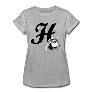 "CQ Original" H for Husky - Women's Relaxed Fit T-Shirt - heather gray