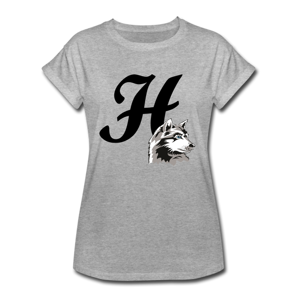 "CQ Original" H for Husky - Women's Relaxed Fit T-Shirt - heather gray