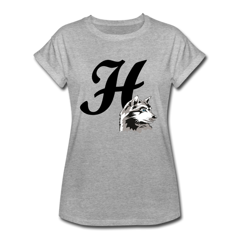 "CQ Original" H for Husky - Women's Relaxed Fit T-Shirt - heather gray