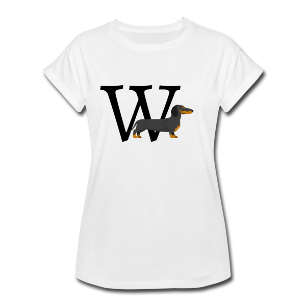 "CQ Original" W for Weiner - Women's Relaxed Fit T-Shirt - white