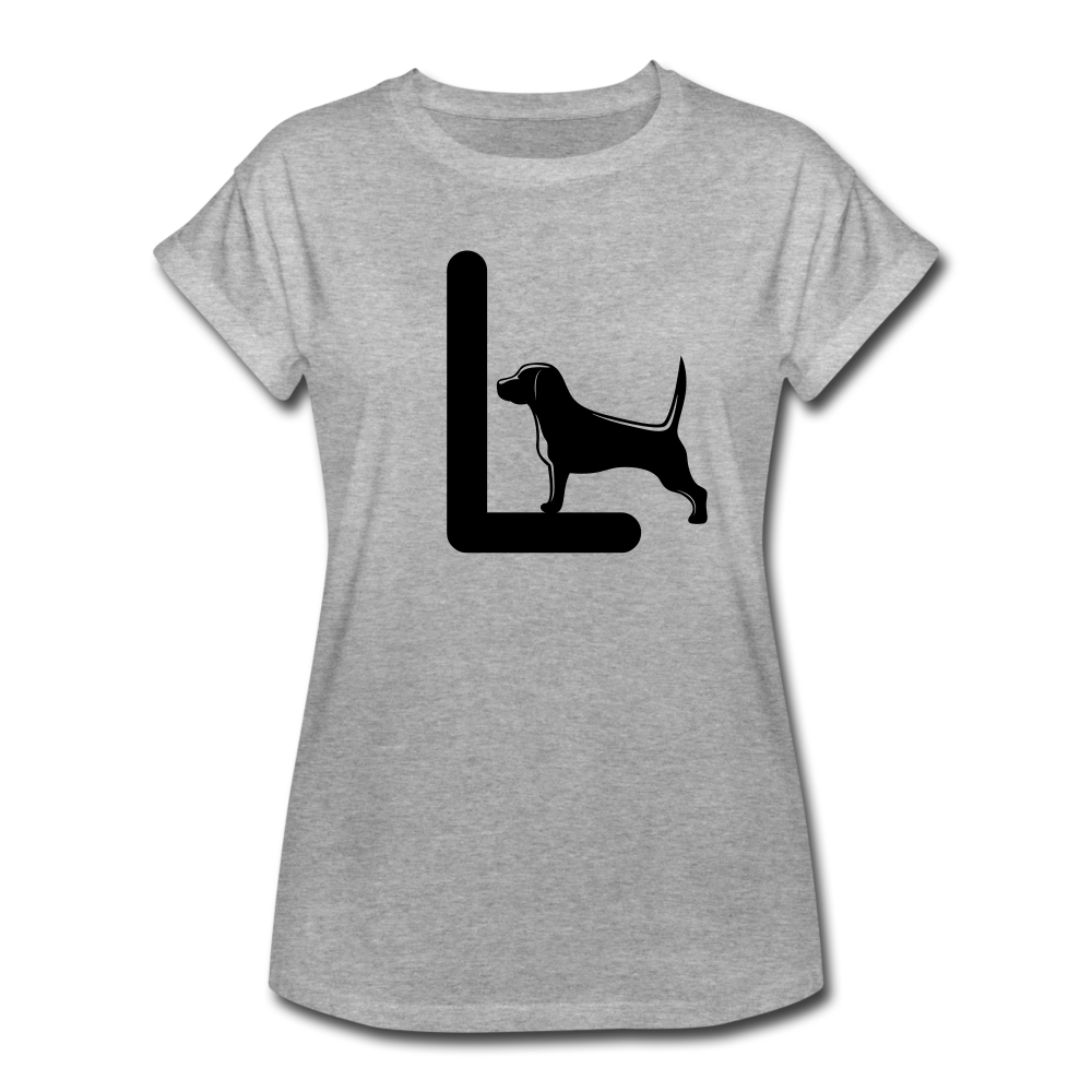 "CQ Original" L for Labrador - Women's Relaxed Fit T-Shirt - heather gray