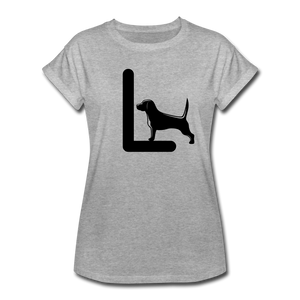 "CQ Original" L for Labrador - Women's Relaxed Fit T-Shirt - heather gray