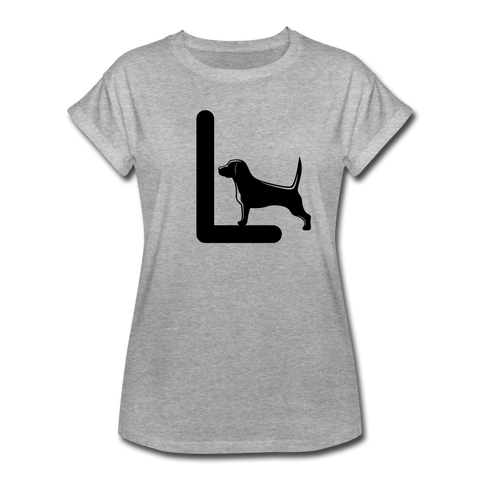 "CQ Original" L for Labrador - Women's Relaxed Fit T-Shirt - heather gray