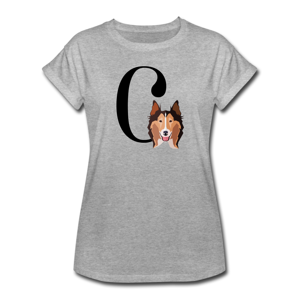 "CQ Original" C for Collie - Women's Relaxed Fit T-Shirt - heather gray