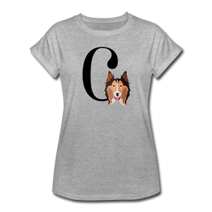 "CQ Original" C for Collie - Women's Relaxed Fit T-Shirt - heather gray