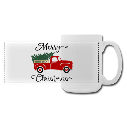 "CQ Original" Merry Christmas -Full Color Panoramic Mug - white