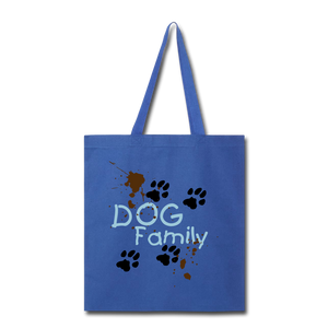 "CQ Original" Muddy DOG Family -Tote Bag - royal blue