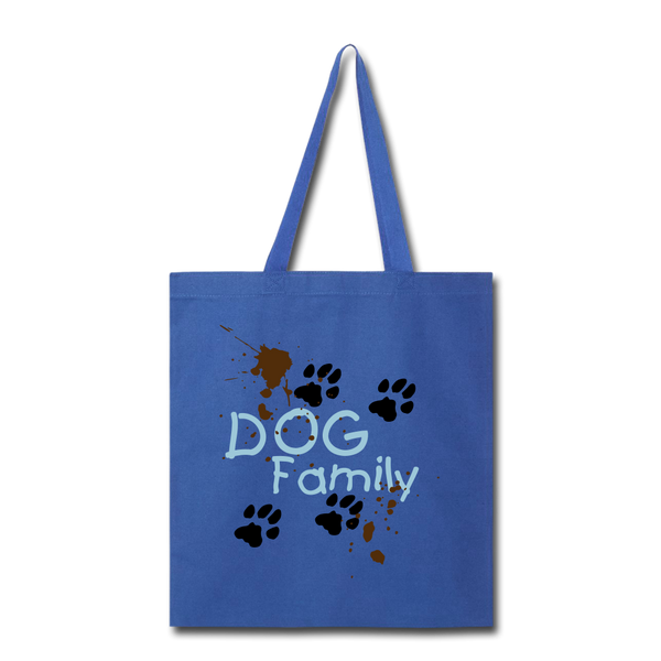 "CQ Original" Muddy DOG Family -Tote Bag - royal blue