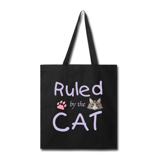 "CQ Original" Ruled by the CAT -Tote Bag - black