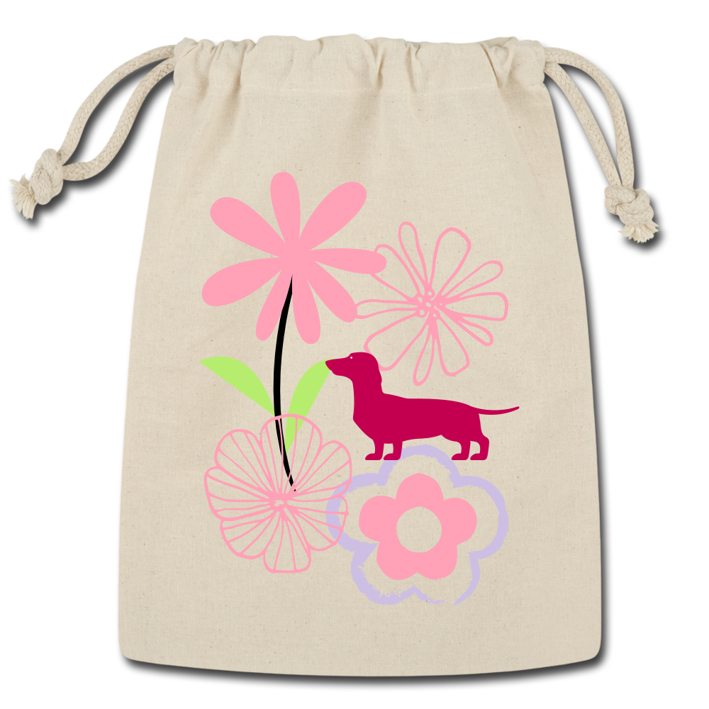 "CQ Original" Dog days of Summer Fun Reusable Bag / Summer travels - Natural