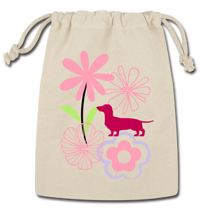 "CQ Original" Dog days of Summer Fun Reusable Bag / Summer travels - Natural