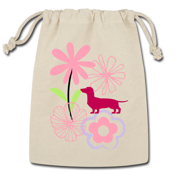 "CQ Original" Dog days of Summer Fun Reusable Bag / Summer travels - Natural