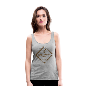 "CQ Original" CanineQuotes.com Logo Women’s Premium Tank Top - heather gray