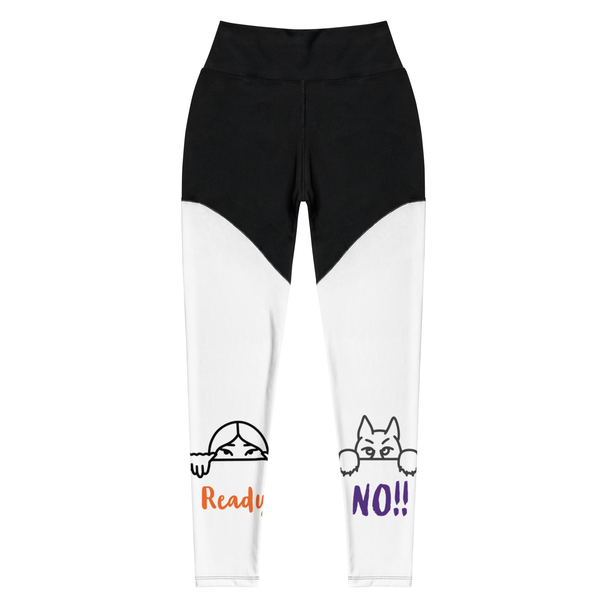 "CQ Original" Are you ready for Pet Yoga? Sports Leggings