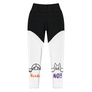 "CQ Original" Are you ready for Pet Yoga? Sports Leggings