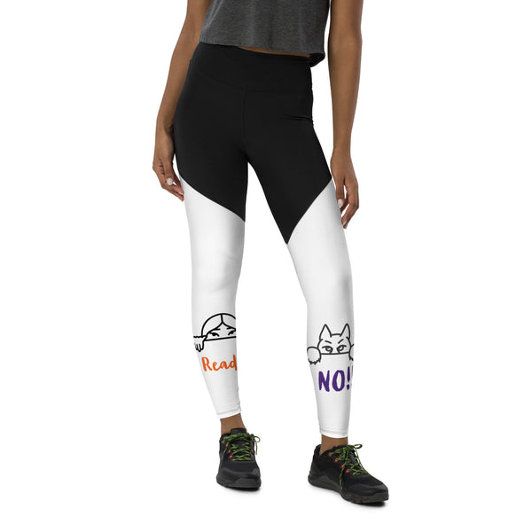 "CQ Original" Are you ready for Pet Yoga? Sports Leggings