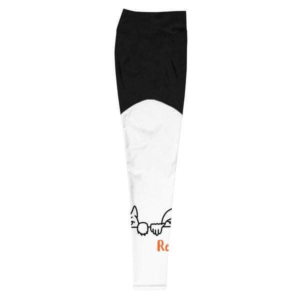 "CQ Original" Are you ready for Pet Yoga? Sports Leggings