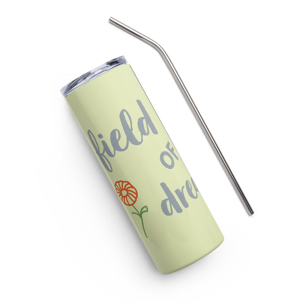 "CQ Original" Field of Dreams - Garden Flowers - Stainless steel tumbler