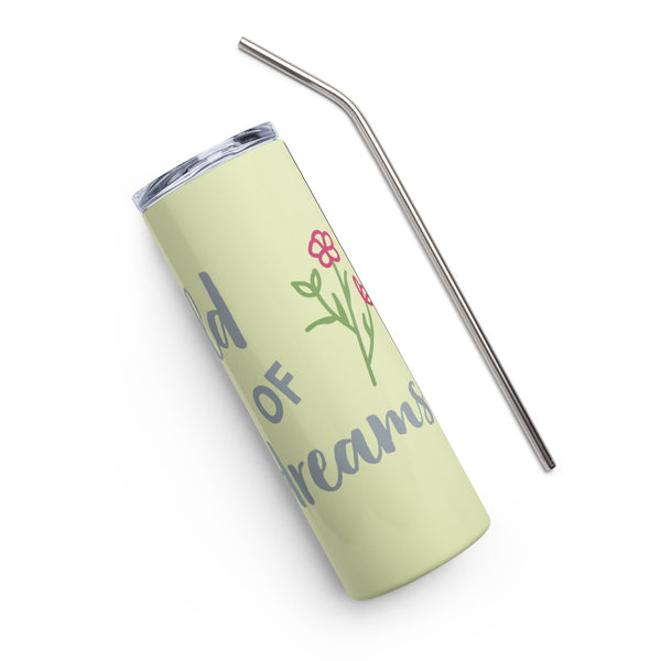 "CQ Original" Field of Dreams - Garden Flowers - Stainless steel tumbler