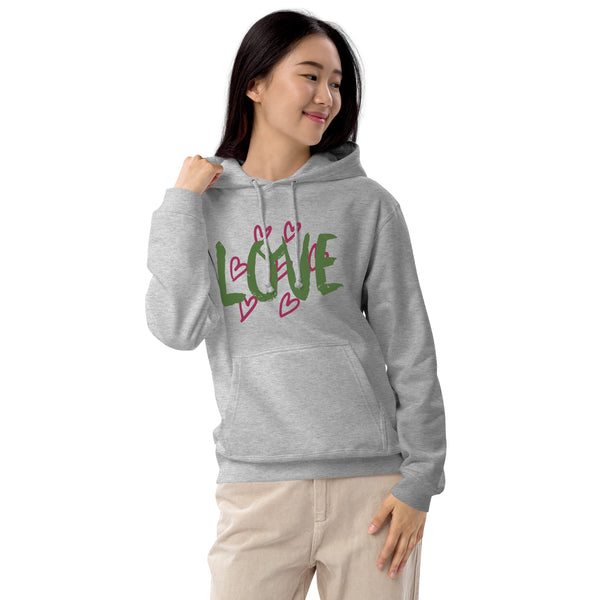 "CQ Original" LOVE - Unisex french terry pullover hoodie