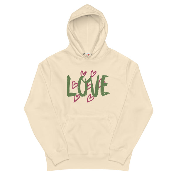 "CQ Original" LOVE - Unisex french terry pullover hoodie