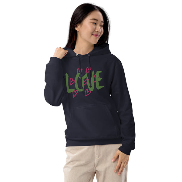 "CQ Original" LOVE - Unisex french terry pullover hoodie