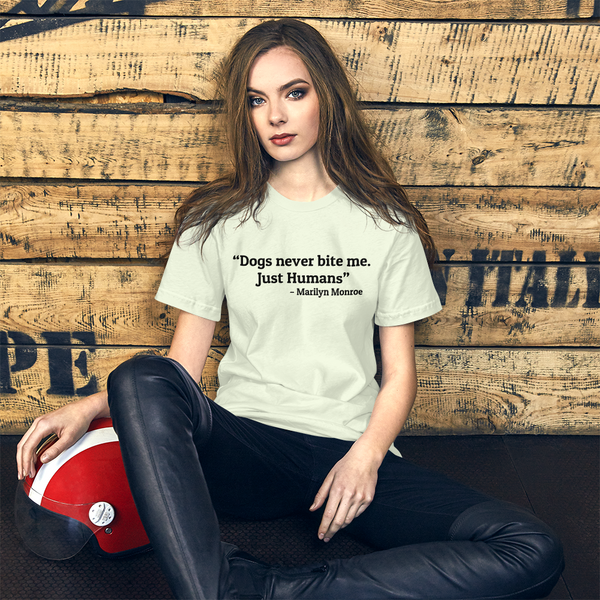 "CQ Original" Dogs never bit me ... Short-Sleeve Unisex T-Shirt