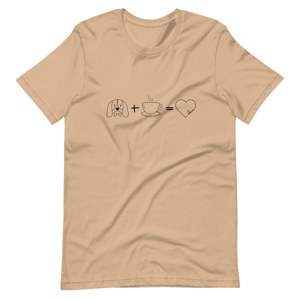 "CQ Original" Cold Noses & Hot Coffee Love  Short-Sleeve Unisex T-Shirt