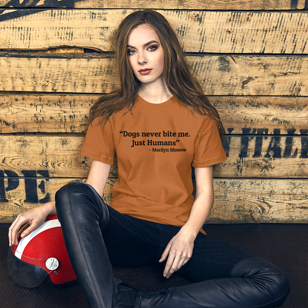 "CQ Original" Dogs never bit me ... Short-Sleeve Unisex T-Shirt